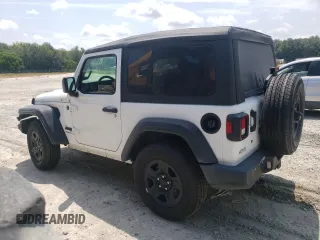 2022 Jeep Wrangler Sport with VIN 1C4HJXAG2NW277421, listed as a Copart auction lot 63097913 with 25,141 mi miles and . Bid and sale history available at DreamBid. Image 2.