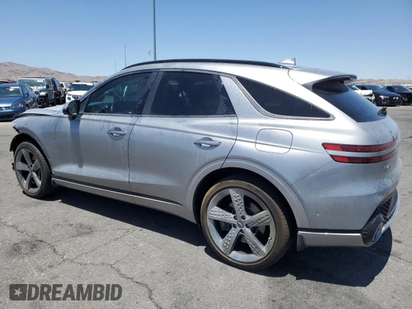 2023 Genesis GV70 2.5T with VIN KMUMADTB6PU096459, listed as a Copart auction lot 60824135 with 29,743 mi miles and Salvage title. Bid and sale history available at DreamBid. Image 2.