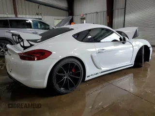 2016 Porsche Cayman GT4 с VIN WP0AC2A82GK197098, выставлен на аукционе Copart как лот 60204535 с пробегом 33 205 миль миль и Списание • Salvage title. История ставок и продаж доступна на DreamBid. Изображение 3.
