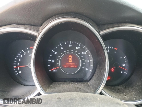 2013 Kia Optima EX with VIN 5XXGN4A7XDG106866, listed as a Copart auction lot 60629395 with 119,720 mi miles and Salvage title. Bid and sale history available at DreamBid. Image 9.