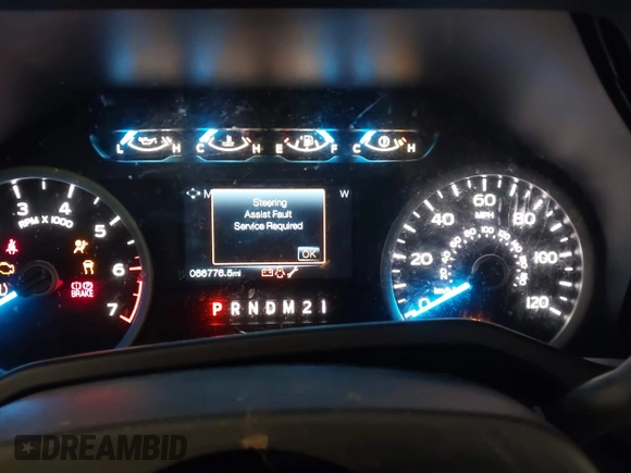 2016 Ford F-150 XLT with VIN 1FTFX1EF7GFA15028, listed as a IAAI auction lot 42218286 with 66,776 mi miles and . Bid and sale history available at DreamBid. Image 7.