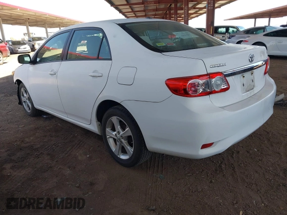 2011 Toyota Corolla L with VIN 2T1BU4EE3BC604630, listed as a IAAI auction lot 41986565 with 132,325 mi miles. Bid and sale history available at carsss.com. Image 3.