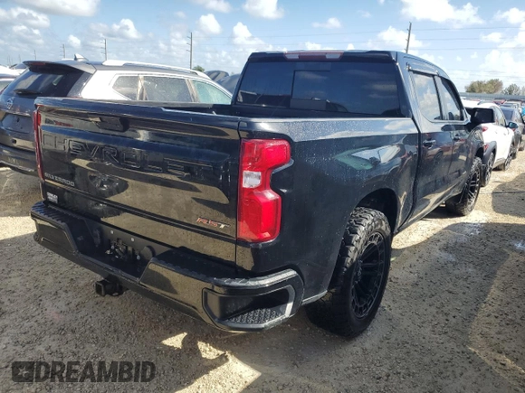2020 Chevrolet Silverado 1500 RST with VIN 3GCPWDED5LG214689, listed as a Copart auction lot 76002194 with Not Provided miles and Non Repairable. Bid and sale history available at DreamBid. Image 3.
