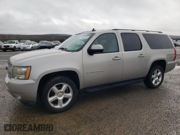 2008 Chevrolet Suburban LTZ with VIN 3GNFK16388G114290, listed as a Copart auction lot 44265795 with 236,666 mi miles and Clean Title. Bid and sale history available at carsss.com. Image 1.