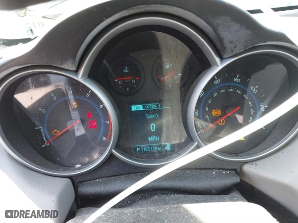 2013 Chevrolet Cruze LS with VIN 1G1PA5SH5D7218758, listed as a IAAI auction lot 41613448 with 165,728 mi miles. Bid and sale history available at carsss.com. Image 7.