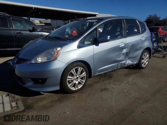 2011 Honda Fit Sport with VIN JHMGE8H55BC007749, listed as a Copart auction lot 41710125 with 74,538 mi miles and Salvage Title. Bid and sale history available at DreamBid. Image 1.