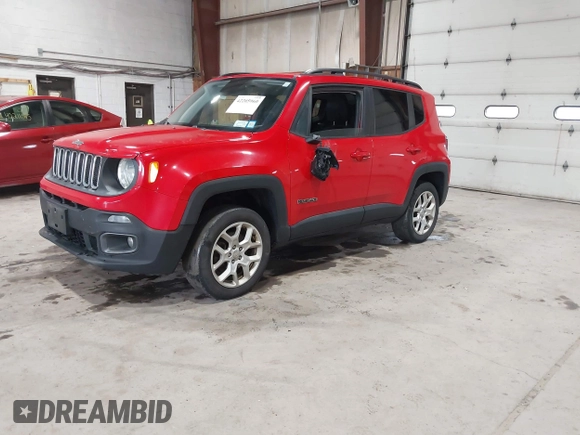 2018 Jeep Renegade Latitude with VIN ZACCJBBB8JPH30688, listed as a IAAI auction lot 42205960 with Not Provided miles and . Bid and sale history available at carsss.com. Image 2.