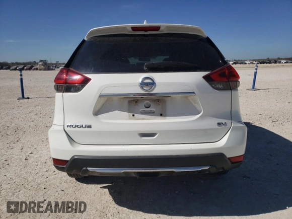 2017 Nissan Rogue SV with VIN 5N1AT2MT1HC844145, listed as a Copart auction lot 49464715 with 80,291 mi miles and Salvage Title. Bid and sale history available at carsss.com. Image 6.