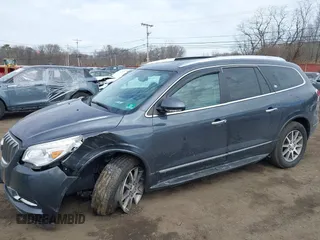 2014 Buick Enclave Leather with VIN 5GAKVBKD2EJ233953, listed as a IAAI auction lot 41658900 with 63,728 mi miles and . Bid and sale history available at DreamBid. Image 6.