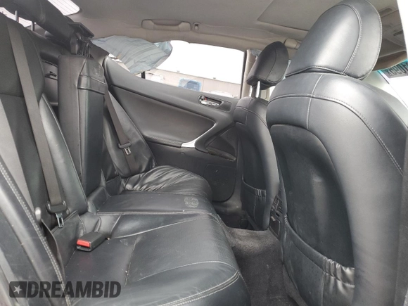 2013 Lexus IS 250 with VIN JTHBF5C26D5190413, listed as a Copart auction lot 59731095 with 194,651 mi miles and Salvage title. Bid and sale history available at DreamBid. Image 10.