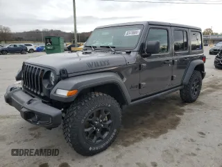 2021 Jeep Wrangler Unlimited 80th Anniversary z VIN 1C4HJXDG9MW790627, wystawiony jako Copart lot #82478604 z przebiegiem 29 928 mil mil oraz Szkoda całkowita • Salvage title. Historia ofert i sprzedaży dostępna na DreamBid. Obrazek 1.
