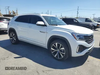 2024 Volkswagen Atlas SEL R-Line with VIN 1V2AE2CA5RC235798, listed as a Copart auction lot 64090595 with 1,310 mi miles and Salvage title. Bid and sale history available at DreamBid. Image 4.