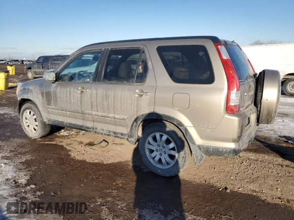 2005 Honda CR-V EX SE with VIN JHLRD78945C038170, listed as a Copart auction lot 45744965 with 171,637 mi miles and Salvage Title. Bid and sale history available at carsss.com. Image 2.