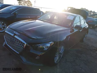 2020 Genesis G70 2.0T with VIN KMTG64LA1LU056066, listed as a IAAI auction lot 41139287 with 23,727 mi miles. Bid and sale history available at carsss.com. Image 17.
