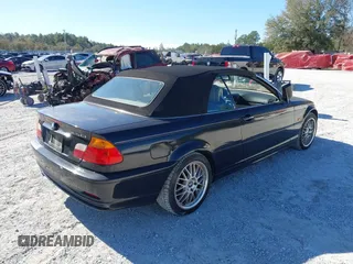 2002 BMW 3 Series 325Ci with VIN WBABS33432JY42554, listed as a IAAI auction lot 41701386 with 115,294 mi miles and . Bid and sale history available at DreamBid. Image 4.