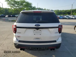 2018 Ford Explorer Sport with VIN 1FM5K8GT4JGB13453, listed as a Copart auction lot 56945725 with 108,371 mi miles and Salvage title. Bid and sale history available at DreamBid. Image 6.