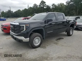 2024 GMC Sierra 1500 Pro with VIN 1GTUUAED1RZ105047, listed as a Copart auction lot 71712274 with 13,473 mi miles and Salvage Title. Bid and sale history available at carsss.com. Image 1.