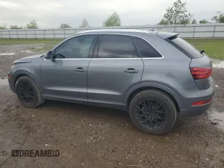 2015 Audi Q3 2.0T Premium Plus with VIN WA1EFCFS8FR000535, listed as a Copart auction lot 50713485 with 75,908 mi miles and Salvage Title. Bid and sale history available at carsss.com. Image 2.