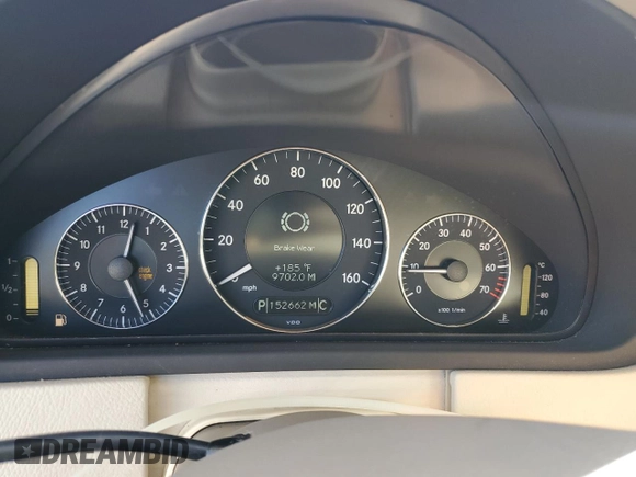 2009 Mercedes-Benz CLK 350 with VIN WDBTK56F09T106832, listed as a Copart auction lot 80189174 with 152,662 mi miles and Salvage Title. Bid and sale history available at DreamBid. Image 9.