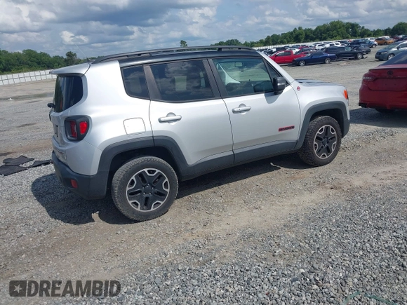 2017 Jeep Renegade Trailhawk с VIN ZACCJBCB7HPG07800, выставлен на аукционе IAAI как лот 42476538 с пробегом 125 412 миль миль и . История ставок и продаж доступна на DreamBid. Изображение 4.