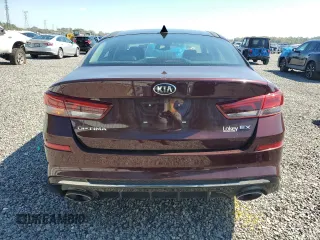 2020 Kia Optima EX Premium with VIN 5XXGU4L10LG440043, listed as a Copart auction lot 46892745 with 36,186 mi miles and Salvage Title. Bid and sale history available at carsss.com. Image 6.