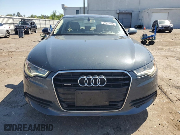 2013 Audi A6 Premium Plus with VIN WAUGFAFC9DN053872, listed as a Copart auction lot 54935735 with 117,804 mi miles and Clean title. Bid and sale history available at DreamBid. Image 5.