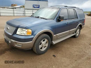 2003 Ford Expedition Eddie Bauer с VIN 1FMFU18L93LC22005, выставлен на аукционе Copart как лот 60785035 с пробегом 226 971 миль миль и Списание • Salvage title. История ставок и продаж доступна на DreamBid. Изображение 1.