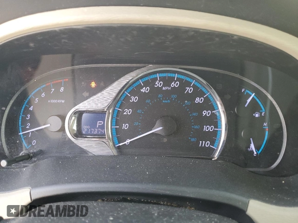 2011 Toyota Sienna XLE AAS with VIN 5TDYK3DC2BS174574, listed as a Copart auction lot 49635645 with 217,374 mi miles and Salvage Title. Bid and sale history available at carsss.com. Image 9.
