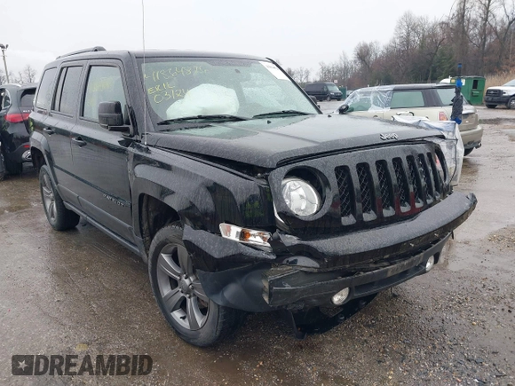 2017 Jeep Patriot Sport with VIN 1C4NJPBA1HD208653, listed as a IAAI auction lot 41864826 with 77,196 mi miles. Bid and sale history available at carsss.com. Image 17.