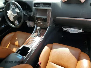 2013 Lexus IS 250 C with VIN JTHFF2C26D2527325, listed as a Copart auction lot 55351065 with Not provided miles and Salvage title. Bid and sale history available at DreamBid. Image 8.
