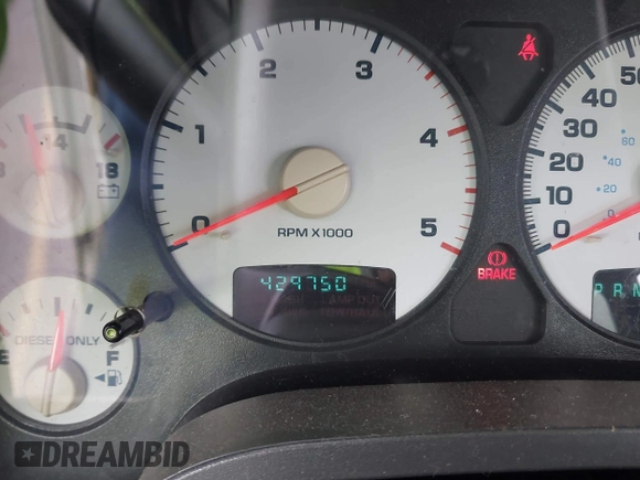 2005 Dodge 2500 SLT with VIN 3D7KS28C35G739319, listed as a IAAI auction lot 41472636 with 429,750 mi miles and . Bid and sale history available at DreamBid. Image 15.