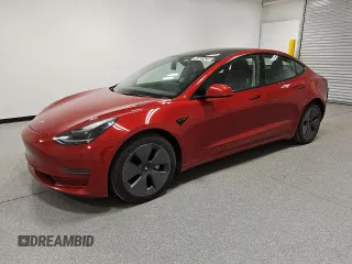 2023 Tesla Model 3 with VIN 5YJ3E1EA3PF452543, listed as a Copart auction lot 55481425 with 97,399 mi miles and Clean Title. Bid and sale history available at DreamBid. Image 1.
