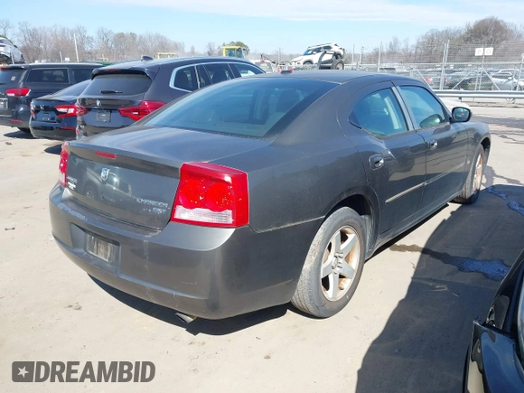 2010 Dodge Charger SXT with VIN 2B3CA3CV6AH185978, listed as a IAAI auction lot 41661822 with 166,601 mi miles. Bid and sale history available at carsss.com. Image 4.