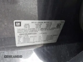 2017 GMC Yukon Denali with VIN 1GKS1CKJ0HR153941, listed as a IAAI auction lot 41300648 with 128,193 mi miles. Bid and sale history available at carsss.com. Image 9.