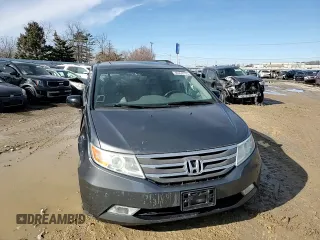 2013 Honda Odyssey Touring with VIN 5FNRL5H95DB012005, listed as a Copart auction lot 46259115 with 195,534 mi miles and Salvage Title. Bid and sale history available at carsss.com. Image 12.