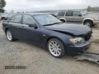 2006 BMW 7 Series 750i with VIN WBAHL83556DT02690, listed as a Copart auction lot 71418054 with 108,503 mi miles and Salvage Title. Bid and sale history available at carsss.com. Image 4.
