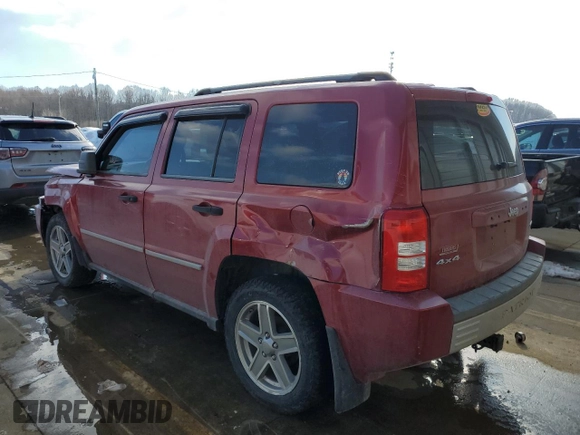 2008 Jeep Patriot Limited with VIN 1J8FF48W78D516989, listed as a Copart auction lot 88573945 with 212,997 mi miles and Salvage title. Bid and sale history available at DreamBid. Image 2.