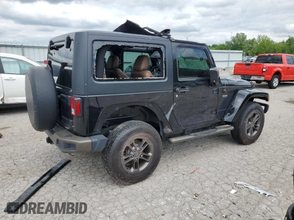 2017 Jeep Wrangler Arctic with VIN 1C4GJWBGXHL564659, listed as a Copart auction lot 58216955 with 34,394 mi miles and Salvage title. Bid and sale history available at DreamBid. Image 3.