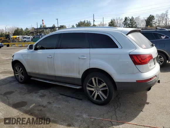 2013 Audi Q7 3.0T Premium Plus with VIN WA1LGBFE7DD005955, listed as a Copart auction lot 50262895 with 76,354 mi miles and Salvage Title. Bid and sale history available at carsss.com. Image 2.