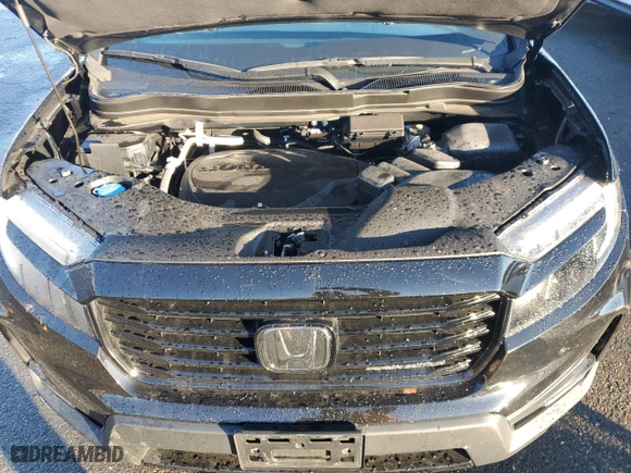2023 Honda Ridgeline Black Edition with VIN 5FPYK3F86PB008571, listed as a Copart auction lot 85093194 with 11,280 mi miles and Salvage Title. Bid and sale history available at carsss.com. Image 11.