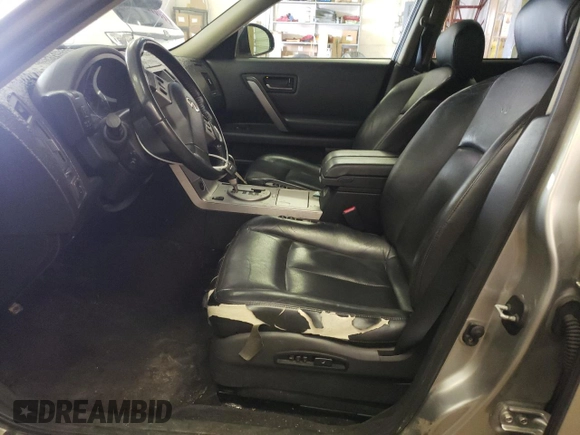 2005 Infiniti FX35 with VIN JNRAS08W45X219338, listed as a Copart auction lot 43074223 with 174,750 mi miles and Non Repairable. Bid and sale history available at carsss.com. Image 7.