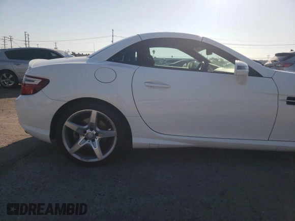 2015 Mercedes-Benz SLK-Class SLK 250 with VIN WDDPK4HA8FF096923, listed as a Copart auction lot 74031224 with 41,658 mi miles and Salvage Title. Bid and sale history available at carsss.com. Image 10.