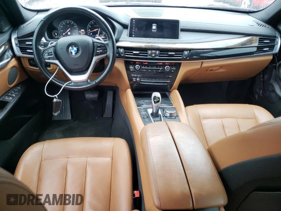 2018 BMW X6 sDrive35i with VIN 5UXKU0C5XJ0G80402, listed as a Copart auction lot 71298364 with 101,603 mi miles and Salvage Title. Bid and sale history available at carsss.com. Image 8.