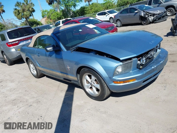 2007 Ford Mustang Deluxe with VIN 1ZVHT84N475331835, listed as a IAAI auction lot 41808427 with 154,968 mi miles and . Bid and sale history available at carsss.com. Image 1.