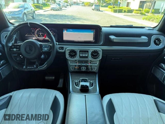 2021 Mercedes-Benz G 63 AMG with VIN W1NYC7HJXMX397464, listed as a Copart auction lot 76418314 with 19,811 mi miles and Salvage Title. Bid and sale history available at DreamBid. Image 9.