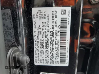 2022 Honda CR-V Touring with VIN 2HKRW2H90NH637551, listed as a Copart auction lot 45647865 with 73,864 mi miles and Salvage Title. Bid and sale history available at carsss.com. Image 12.