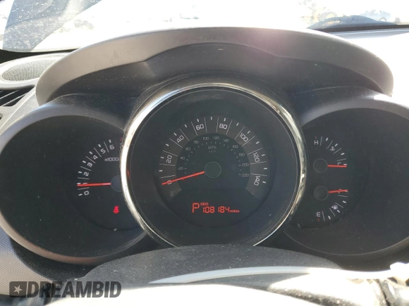 2011 Kia Soul + with VIN KNDJT2A2XB7249309, listed as a Copart auction lot 50217005 with 108,184 mi miles and Salvage Title. Bid and sale history available at carsss.com. Image 9.