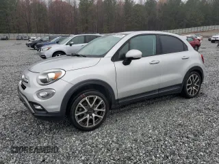 2016 FIAT 500X Trekking Plus with VIN ZFBCFXET1GP377528, listed as a Copart auction lot 83615184 with 112,183 mi miles and Salvage title. Bid and sale history available at DreamBid. Image 1.