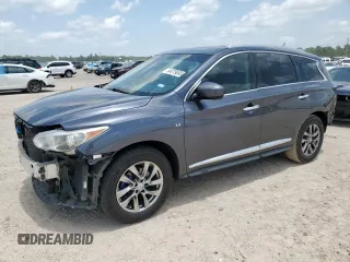 2014 Infiniti QX60 with VIN 5N1AL0MN9EC553443, listed as a Copart auction lot 64079695 with 157,143 mi miles and Salvage title. Bid and sale history available at DreamBid. Image 1.