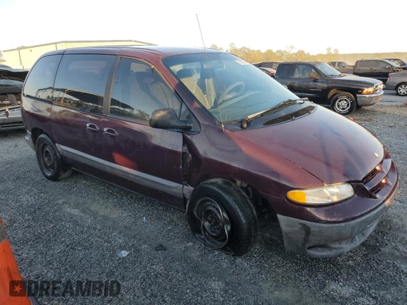 1999 Dodge Caravan SE with VIN 2B4GP45G1XR452379, listed as a Copart auction lot 75135564 with 203,927 mi miles and Salvage Title. Bid and sale history available at carsss.com. Image 4.